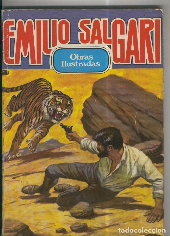 C&oacute;mics: Obras ilustradas numero 06: Emilio Salgari ( numerado 2 en trasera) - Emilio Salgari - Foto 1