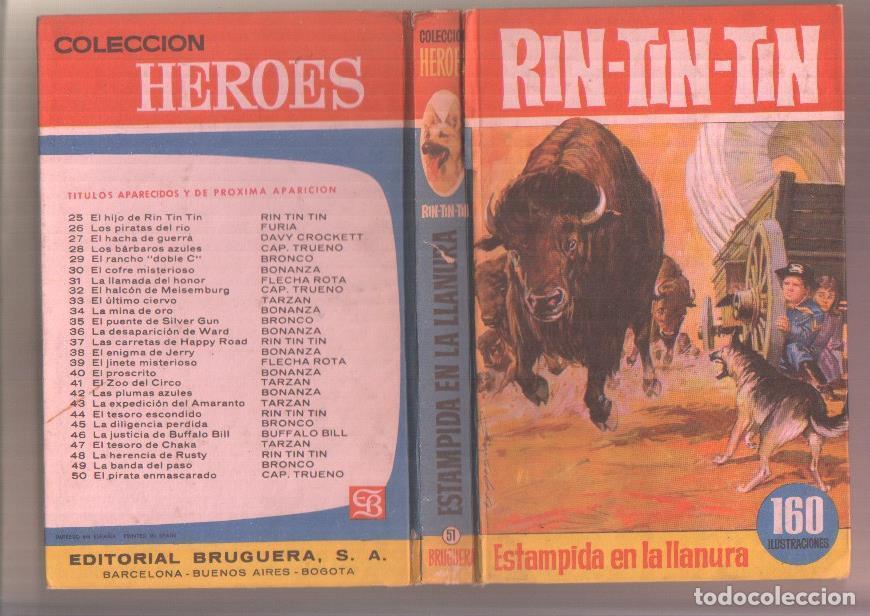 Comics: Coleccion Heroes numero 51: serie Rin-Tin-Tin: Estampida en la llanura - NULL