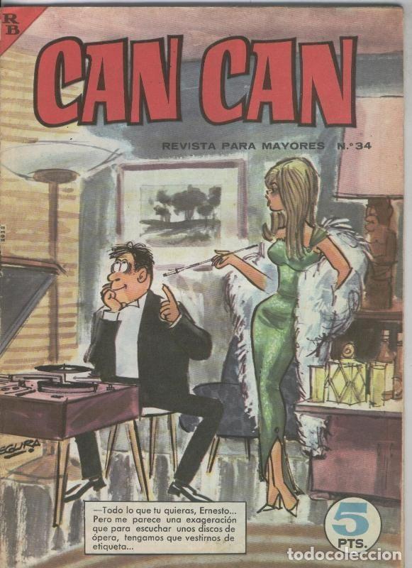 C&oacute;mics: Can Can segunda epoca numero 034 - Varios