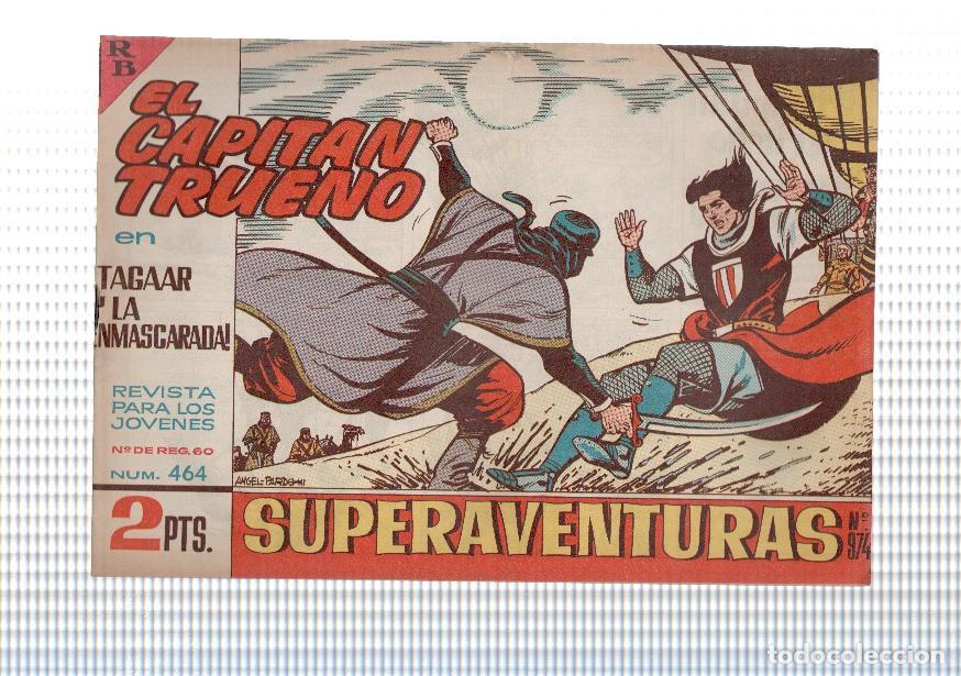 Comics : Bruguera: El Capitan Trueno original numero 464: Tagaar la enmascarada - Angel Pardo y Victor Mora