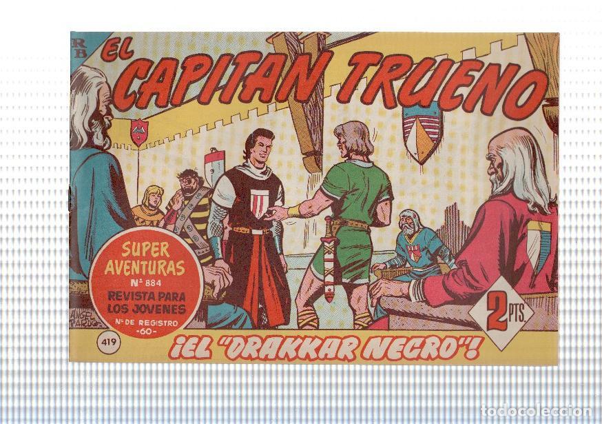 Fumetti: Bruguera: El Capitan Trueno original numero 419: El Drakar negro - Angel Pardo y Victor Mora