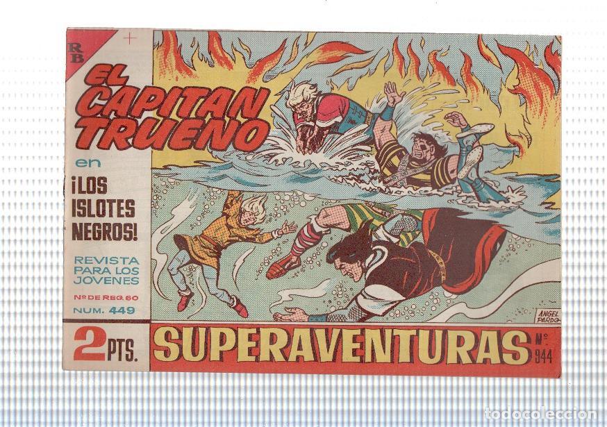 Comics: Bruguera: El Capitan Trueno original numero 449: Los islotes negros - Angel Pardo y Victor Mora