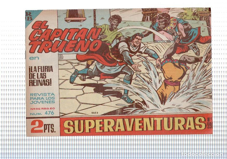 Comics: Bruguera: El Capitan Trueno original numero 476: La furia de las reinas - Angel Pardo y Victor Mora