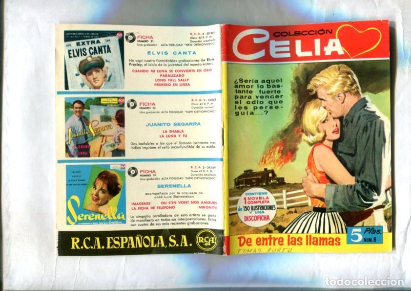Fumetti: Coleccion Celia numero 006: De entre las llamas (dibujos de Tomas Porto)