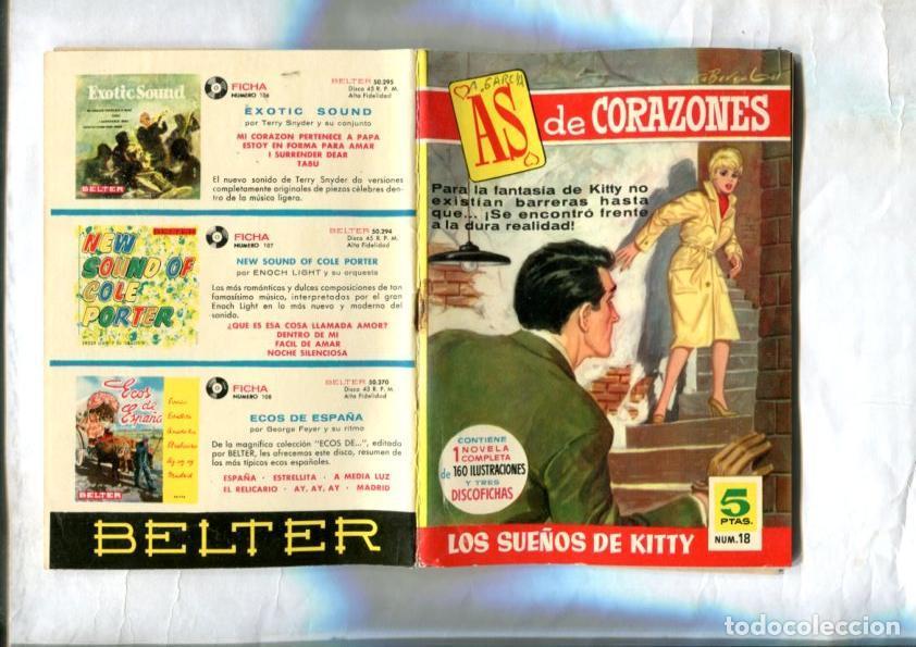 Fumetti: Coleccion As de Corazones numero 018: Los sue&ntilde;os de Kitty (dibujos de Antonio Garcia)