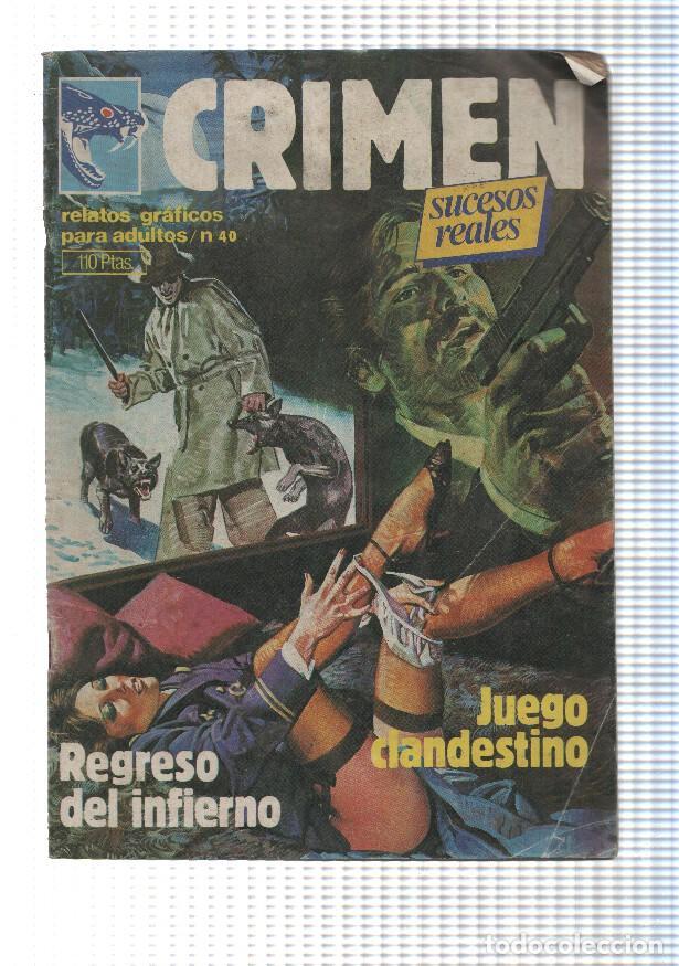 C&oacute;mics: Crimen de Ediciones Zinco numero 040: (numerado 1 en interior) - Varios - Foto 1
