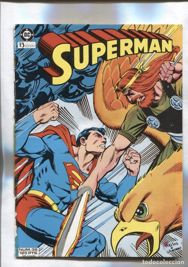 Fumetti: Superman volumen 1 numero 36: El dia del ataque..(numerado 1 en trasera) - Varios
