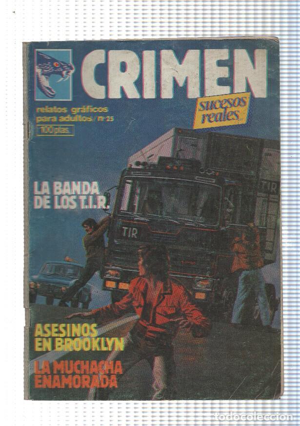 C&oacute;mics: Crimen de Ediciones Zinco numero 025: (numerado 1 en interior) - Varios - Foto 1