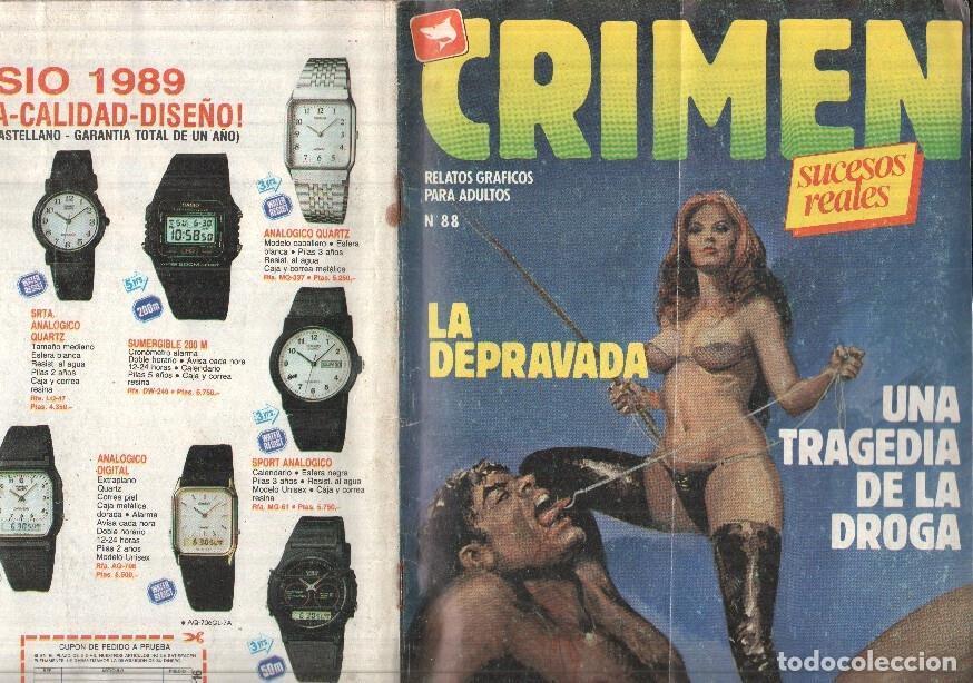 C&oacute;mics: Crimen de Ediciones Zinco numero 088: La depravada - Varios - Foto 1