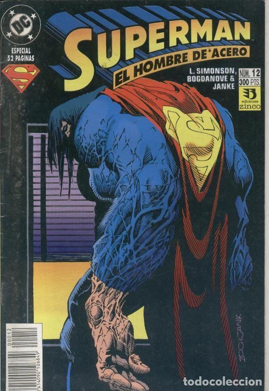 C&oacute;mics: Superman El Hombre de Acero serie de 14 numeros, numero 12 - Varios