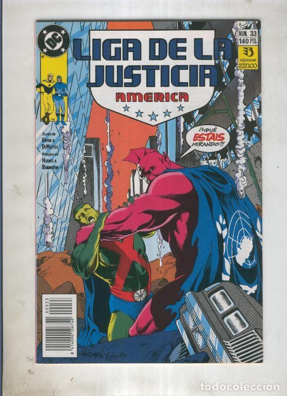Comics: Liga de la Justicia America numero 33 (numerado 1 en trasera) - Varios