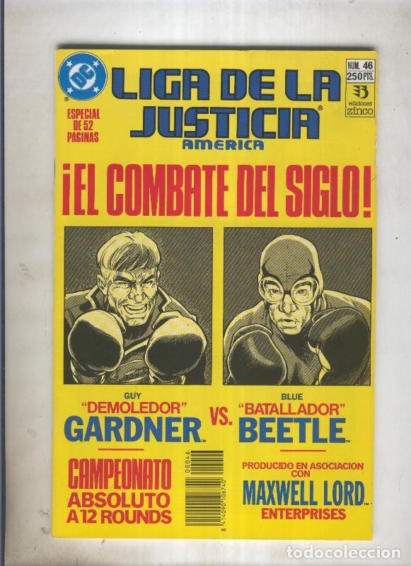 Comics : Liga de la Justicia America numero 46 (numerado 1 en trasera) - Varios