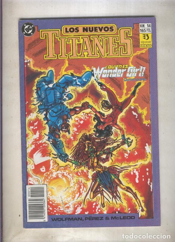 Comics : Nuevos Titanes volumen 2 numero 14 (numerado 2 en trasera) - George Perez