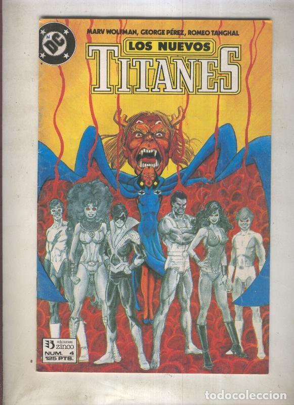 Comics: Nuevos Titanes volumen 2 numero 04 (numerado 1 en trasera) - George Perez