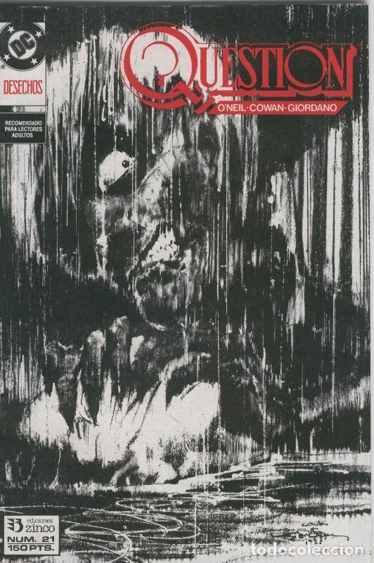C&oacute;mics: Question numero 21: Rechazos (numerado 1 en trasera) - Varios - Foto 1