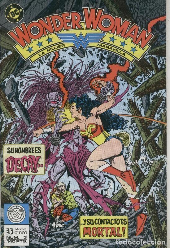 C&oacute;mics: Wonder Woman numero 03 (numerado 3 en interior cubierta) - George Perez