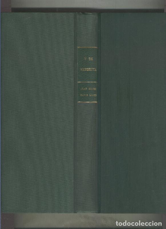 Comics : V de Vendetta, coleccion encuadernada en tomo artesanal - Alan Moore y David Lloyd