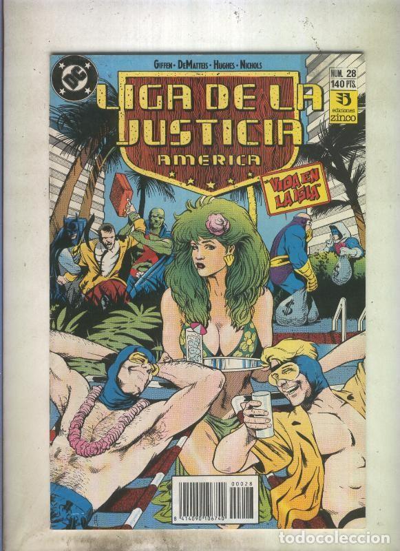 Fumetti: Liga de la Justicia America numero 28 (numerado 3 en trasera) - Varios