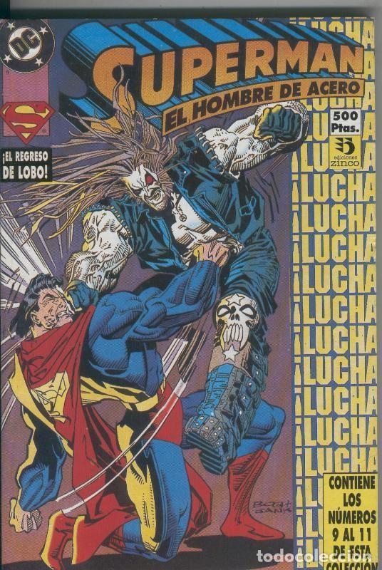 C&oacute;mics: Superman el hombre de acero retapado 09 al 11 - Varios - Foto 1