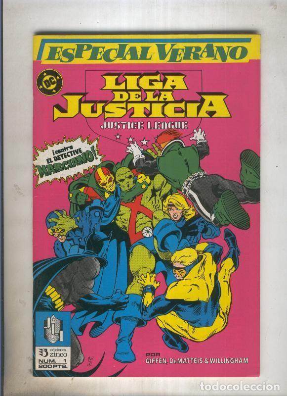 Comics: Liga de la Justicia America especial numero 1: Verano - varios
