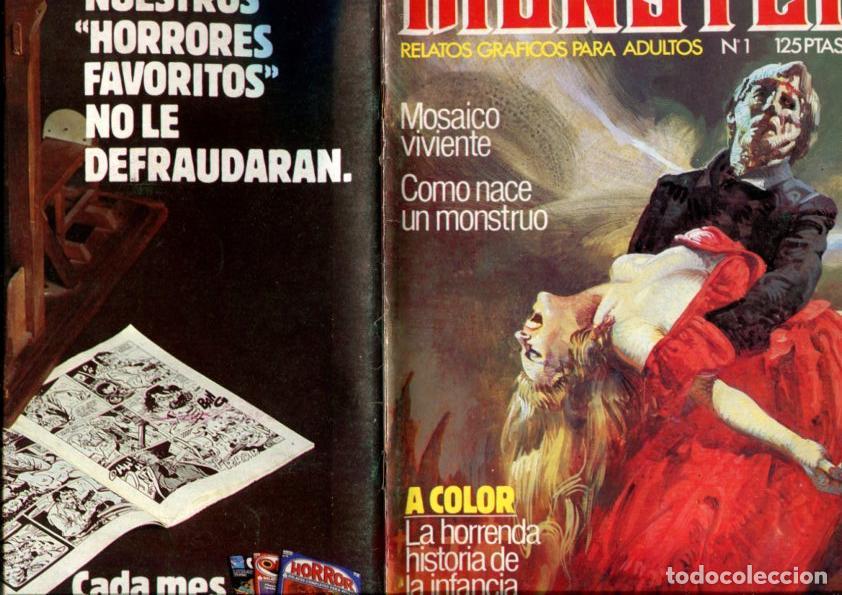 C&oacute;mics: Monsters numero 01 (numerado 2 en interior) - Varios - Foto 1