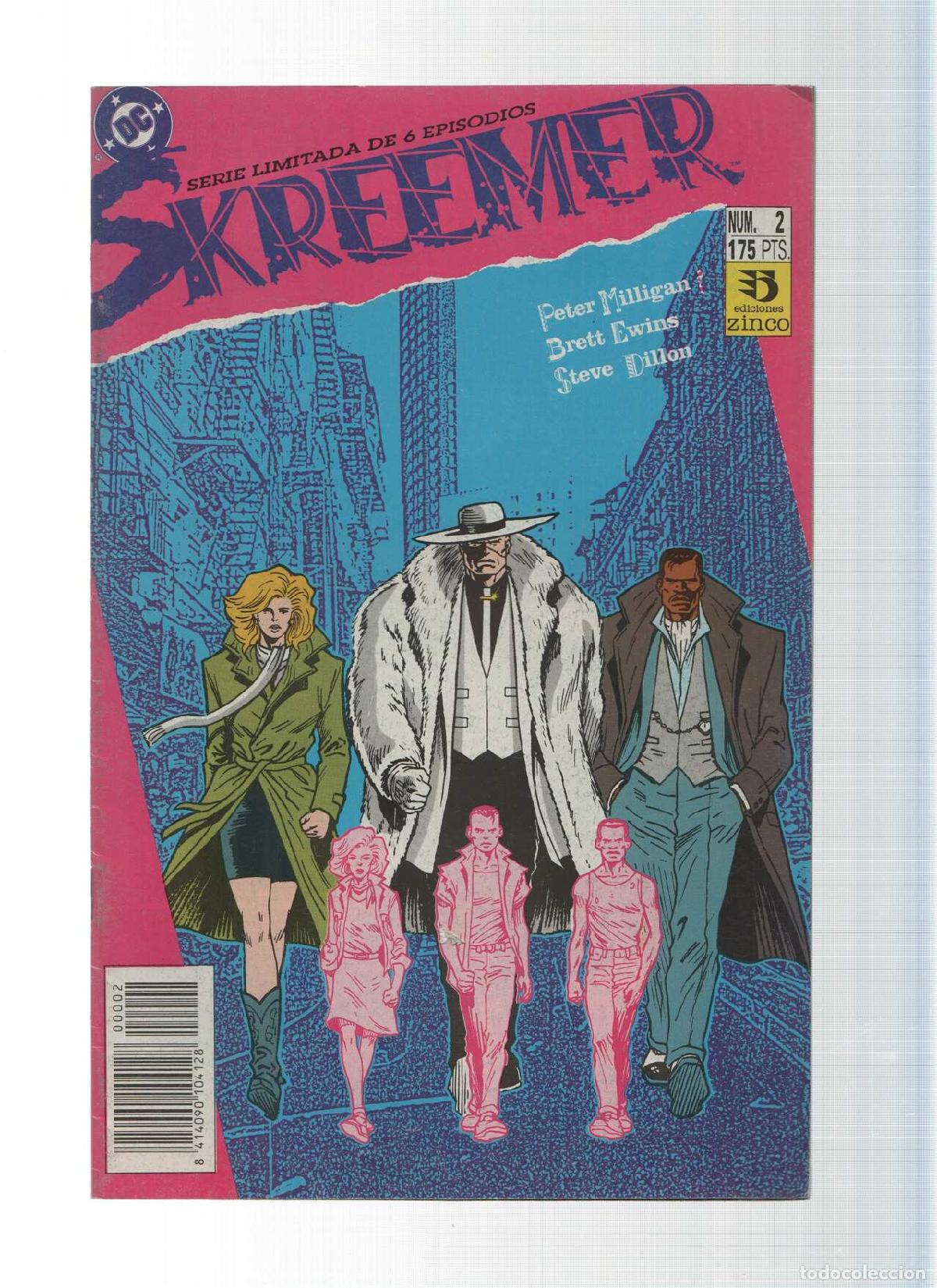 Comics: SKREEMER, Numero 02 de 06: Un Sorbo de la Criatura - Peter Milligan (Zinco 1992) - Peter Milligan