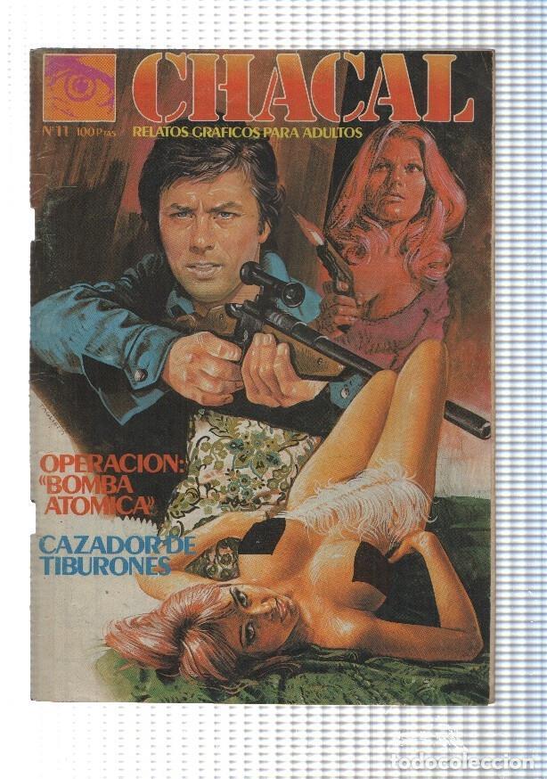 Comics: Chacal numero 11: Cazador de tiburones (numerado 2 en interior pagina trasera) - Varios