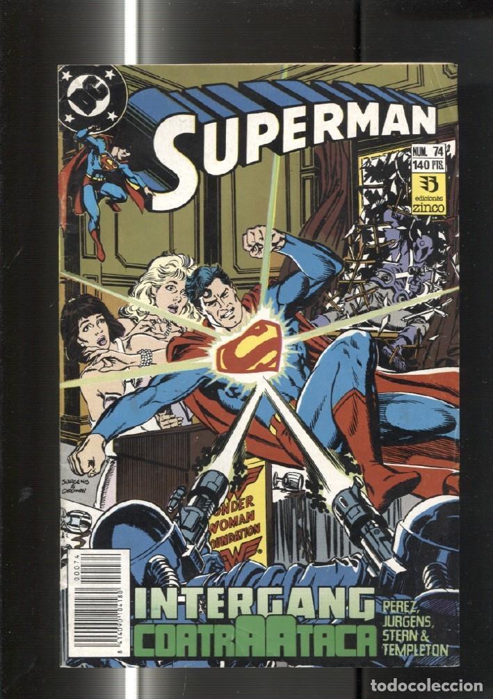 C&oacute;mics: Zinco: Superman volumen 2 numero 074: Eeecosss - George Perez - Foto 1