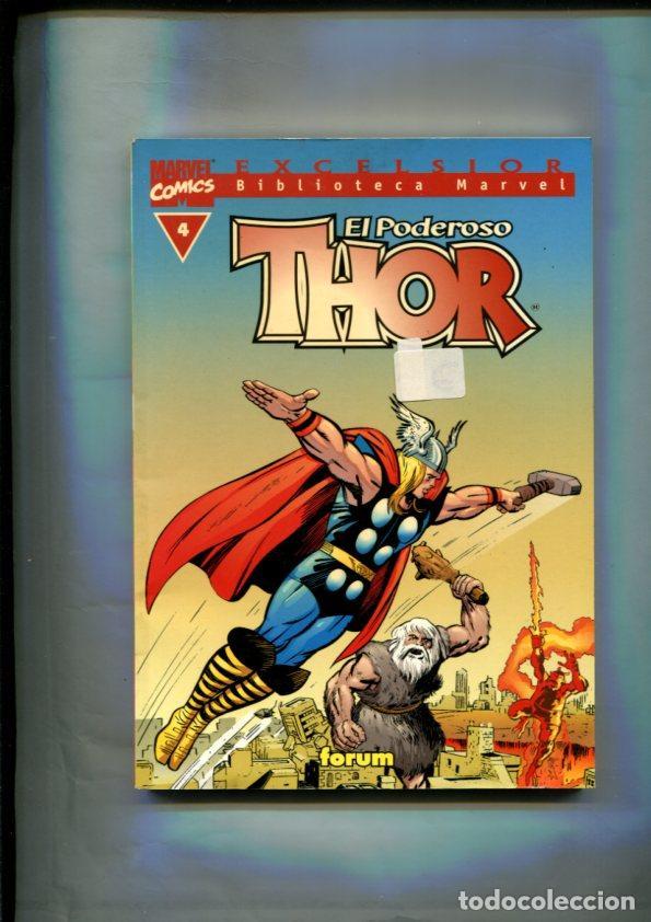 C&oacute;mics: Excelsior Biblioteca Marvel: El Poderodo Thor numero 04: Thor y Loki atacan la raza humana - Varios - Foto 1