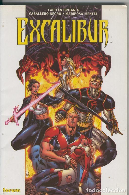 Fumetti: Excalibur: Capitan Britania, Caballero Negro, Mariposa Mental - Varios