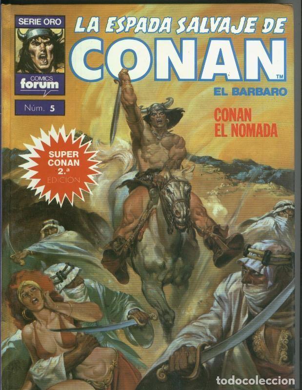 C&oacute;mics: Super Conan segunda edicion numero 05: Conan el nomada - Varios - Foto 1
