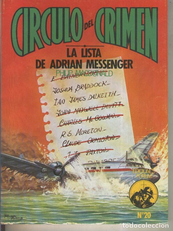 Fumetti: Circulo del Crimen numero 020: La lista de Adrian Messenger - Philip MacDonald