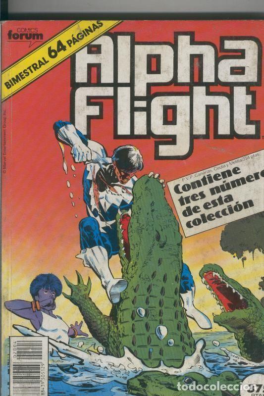 C&oacute;mics: Alpha Flight volumen 1 retapado numero 36 al 40 - Varios - Foto 1