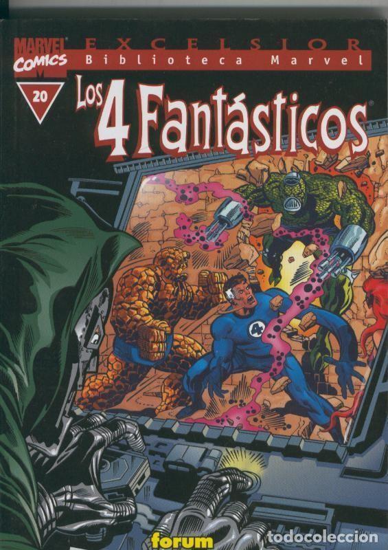 C&oacute;mics: Biblioteca Marvel Excelsior : Los 4 Fantasticos numero 20 - Jack Kirby-John Buscema.John Byrne, etc
