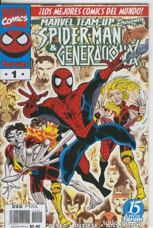 C&oacute;mics: Marvel Team Up numero 01: Spiderman y Generacion X - Varios - Foto 1