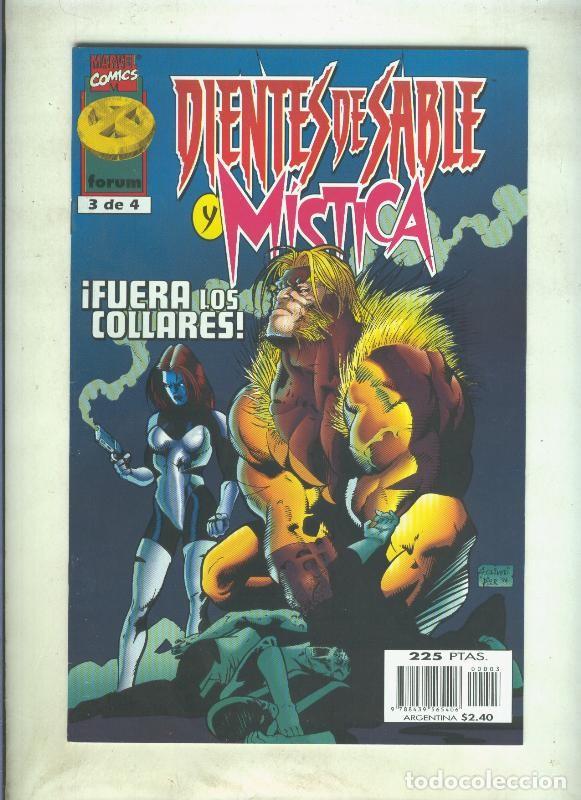C&oacute;mics: Dientes de sable y Mistica serie limitada numero 3 - Gonzalez-Olivetti - Foto 1