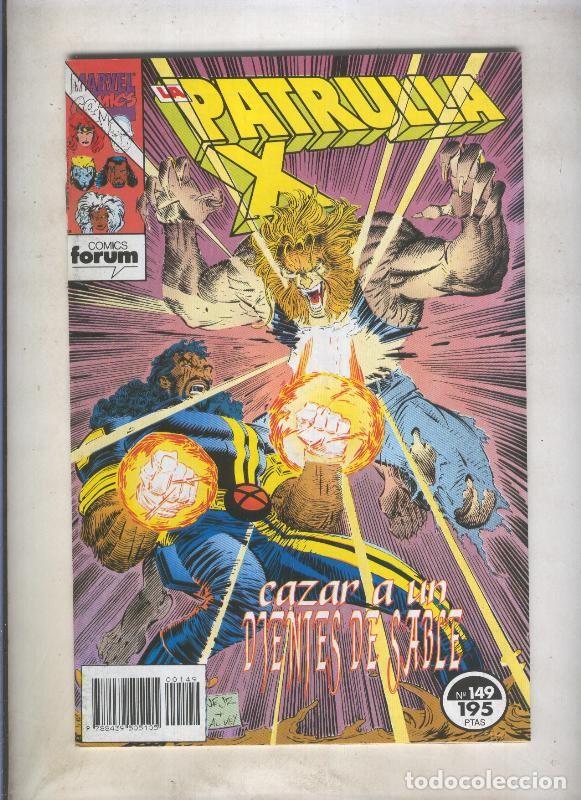 Comics : La Patrulla X volumen 1 numero 149: Sacando el gato (numerado 1 en trasera) - Varios