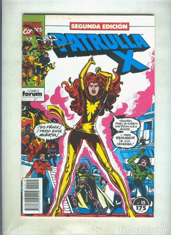 C&oacute;mics: La Patrulla X volumen 1 segunda edicion numero 15 (numerado 3 en trasera) - varios