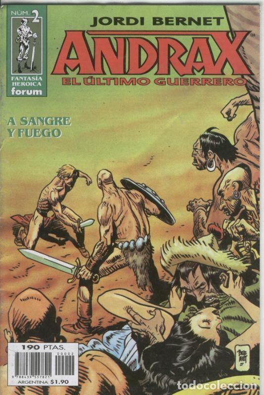 Comics: Andrak el ultimo guerrero numero 02: A sangre y fuego - Jordi Bernet