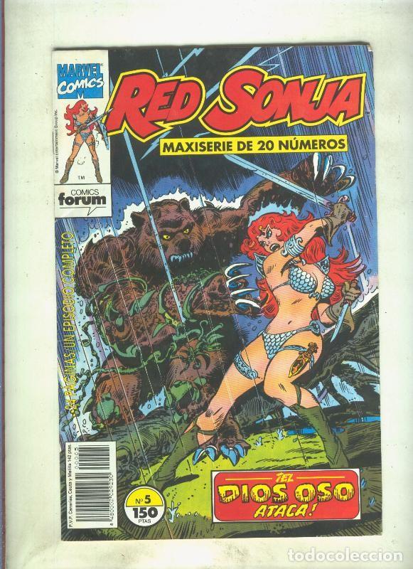 C&oacute;mics: Red Sonja numero 05: El dios oso ataca - Varios - Foto 1