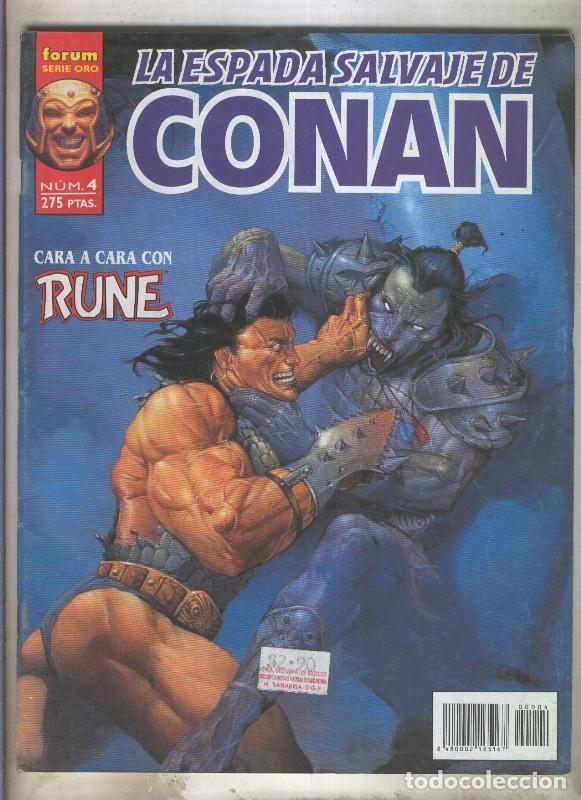 C&oacute;mics: La Espada Salvaje de Conan volumen 2 numero 04 (numerado 3 en interior cubierta) - Varios