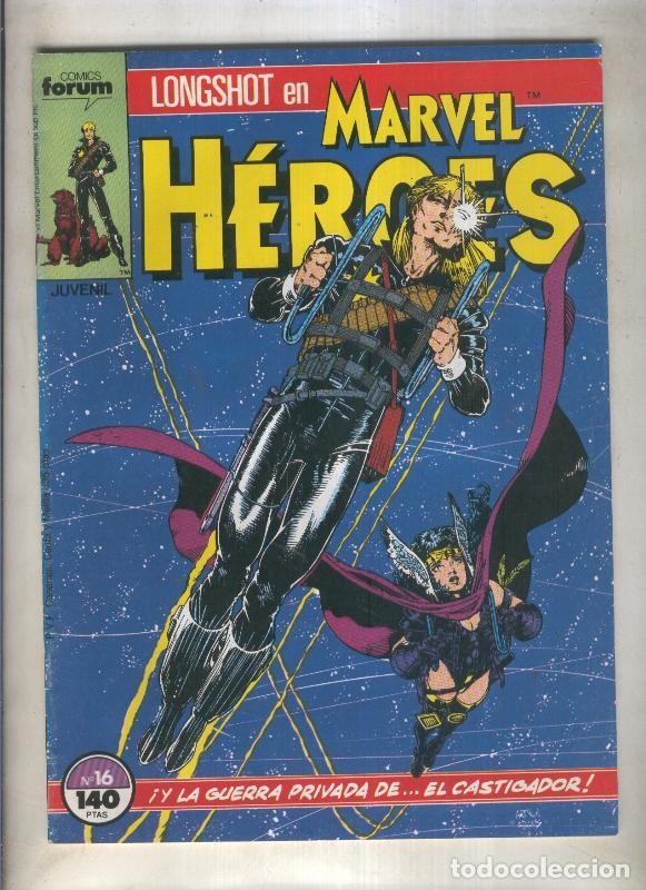 C&oacute;mics: Marvel Heroes numero 16: Longshot (numerado 1 en trasera) - Varios - Foto 1