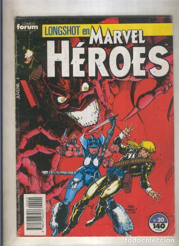 C&oacute;mics: Marvel Heroes numero 20: Longshot (numerado 3 en trasera) - Varios - Foto 1