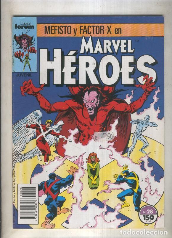 C&oacute;mics: Marvel Heroes numero 28: Mefisto y Factor X (numerado 3 en trasera) - Varios - Foto 1