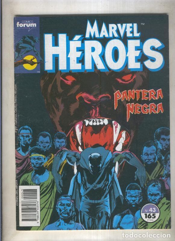 C&oacute;mics: Marvel Heroes numero 43: Pantera Negra (numerado 4 en trasera) - Varios - Foto 1