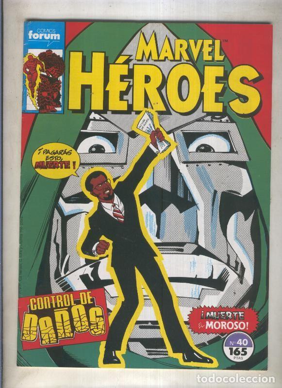 C&oacute;mics: Marvel Heroes numero 40: Control de Da&ntilde;os (numerado 2 en trasera) - Varios - Foto 1