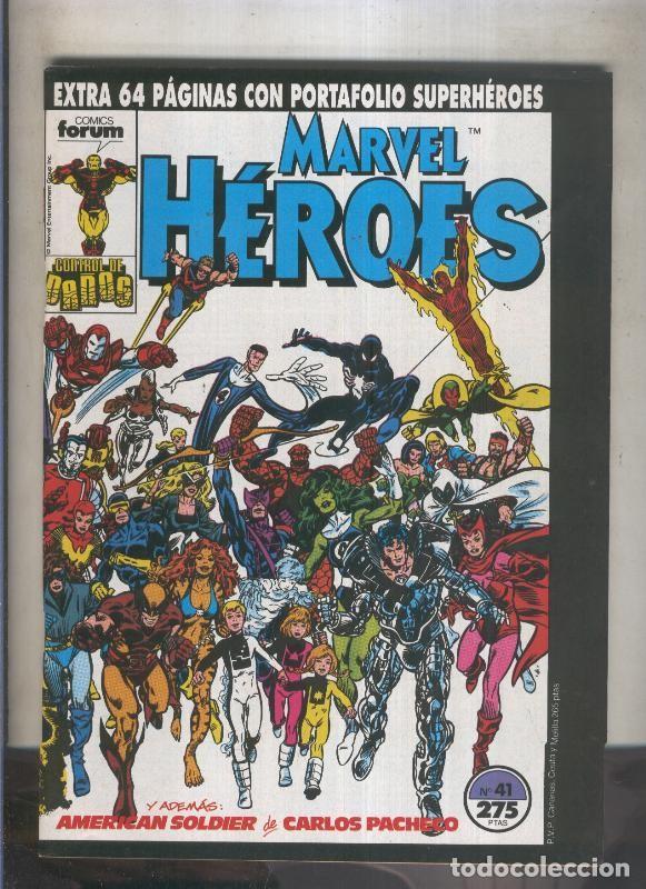 C&oacute;mics: Marvel Heroes numero 41: Control de Da&ntilde;os (numerado 2 en trasera) - Varios - Foto 1