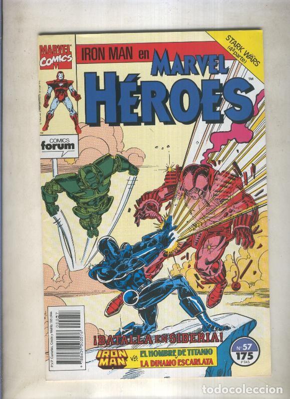 C&oacute;mics: Marvel Heroes numero 57: Iron Man (numerado 1 en trasera) - Varios - Foto 1