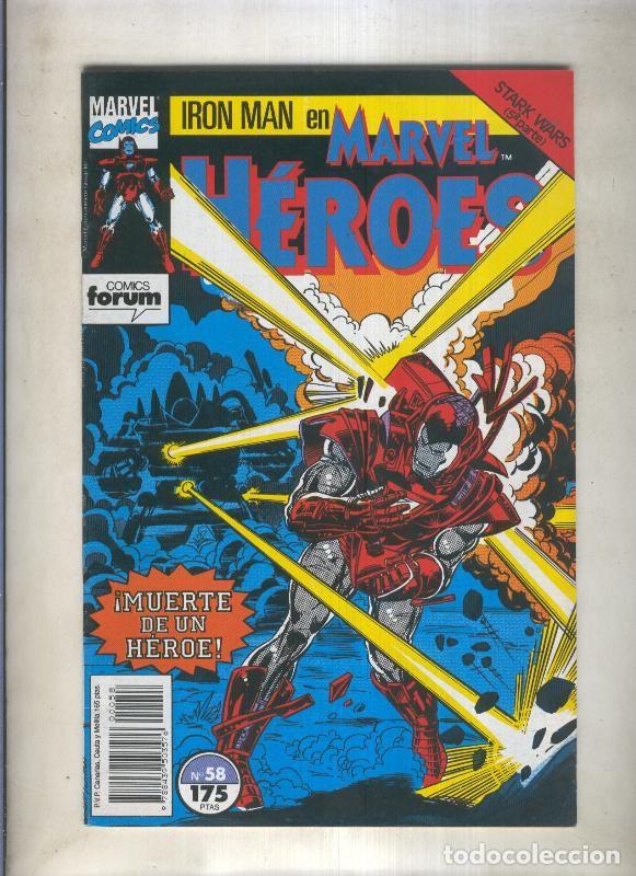 C&oacute;mics: Marvel Heroes numero 58: Iron Man (numerado 1 en trasera) - Varios - Foto 1