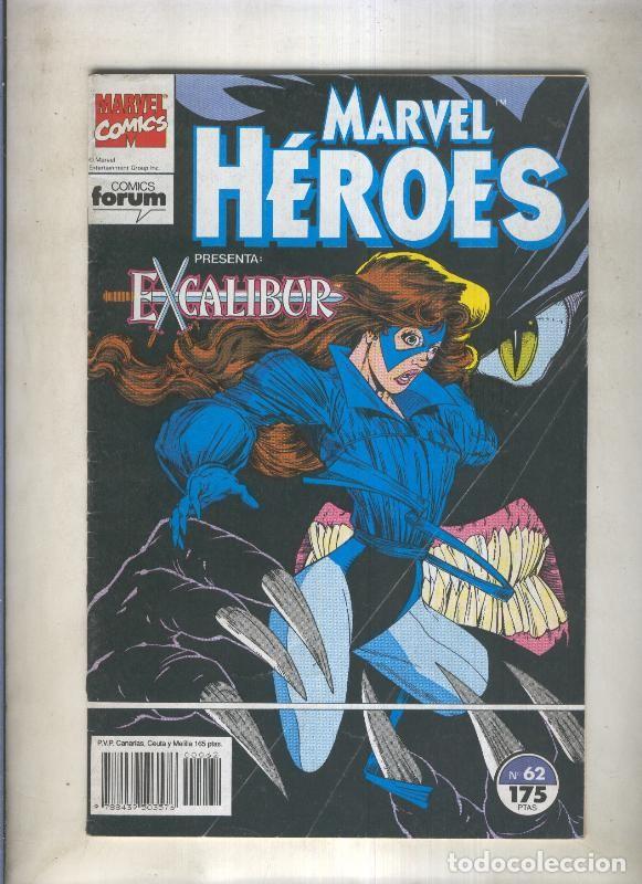 C&oacute;mics: Marvel Heroes numero 62: Excalibur (numerado 3 en trasera) - Varios - Foto 1